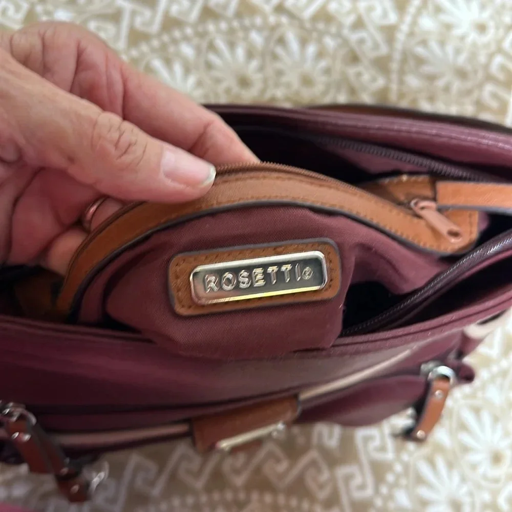 Rosetti Faux Leather Crossbody Bag